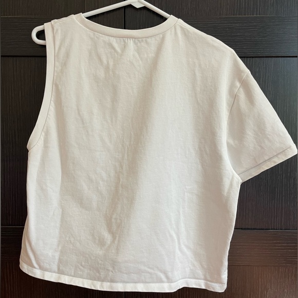 Zara Asymmetrical Sleeve T-Shirt - Picture 2 of 2